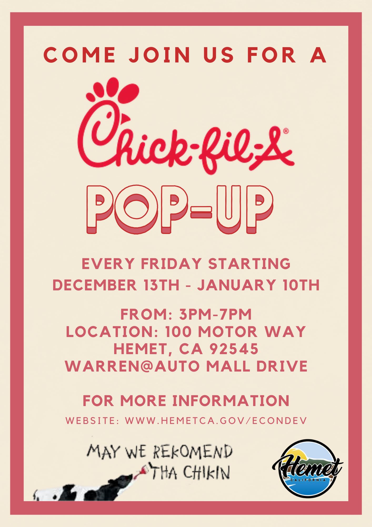 Chick-fil-A 12-13-24