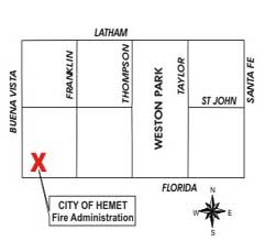Fire Administration map