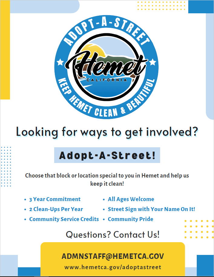 Adopt-A-Street Flyer