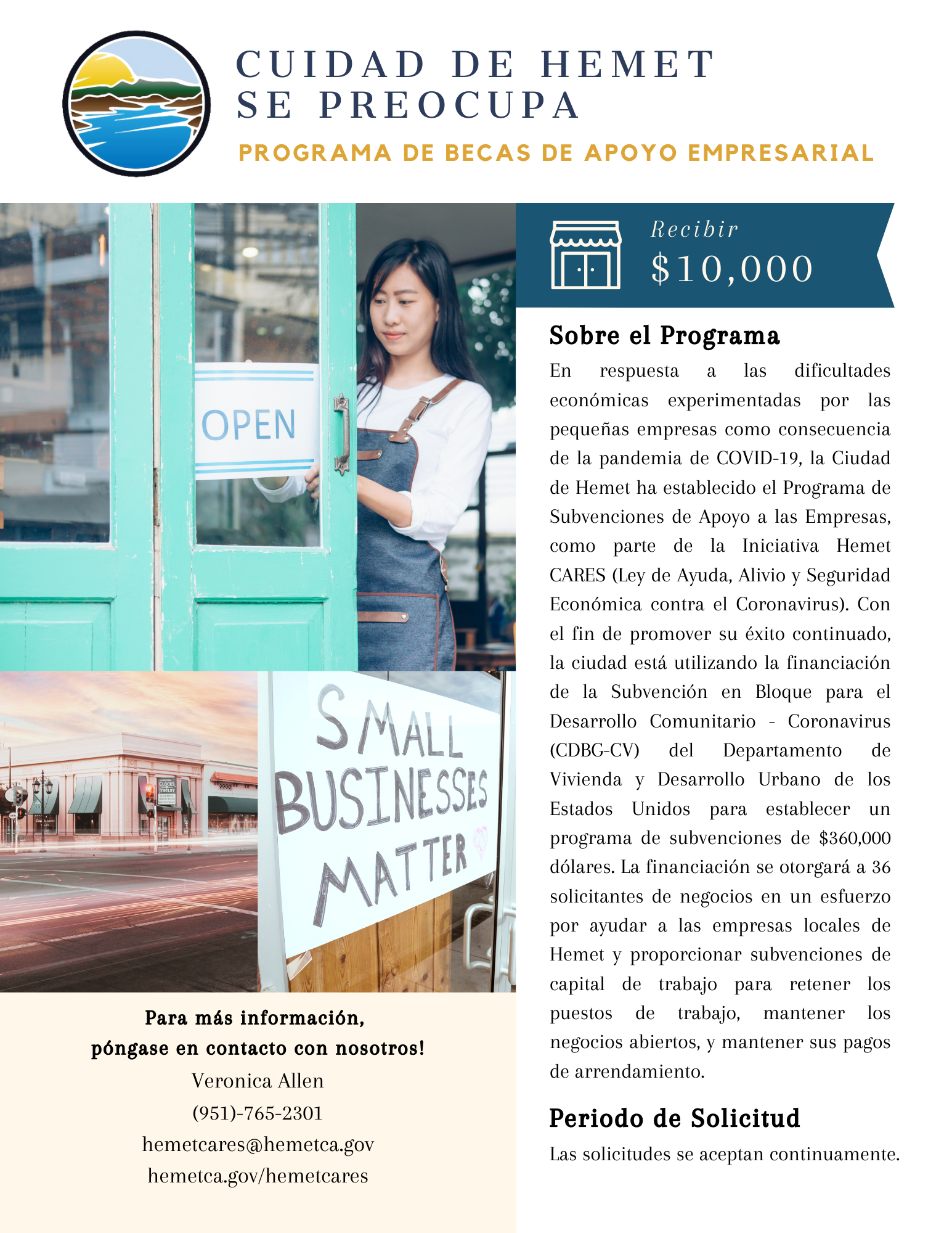 SPANISH - CDBG 1 Pager